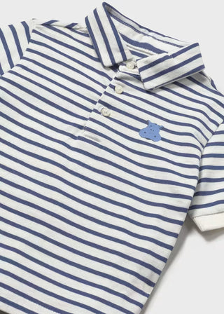 Polo rayé brodé bébé (6mois à 2 ans)