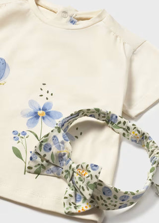 T-shirt avec serre-tête