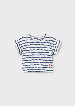 T-shirt imprimé cœurs pour  bébé (6 mois à 4 ans)