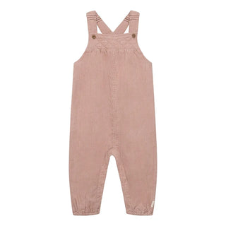 Salopette corduroy rose (3-18 Mois)