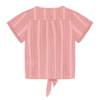 Blouse avec nœud (4-8 Ans)