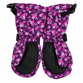 Mitaines d'hiver à motif floral (S- L)