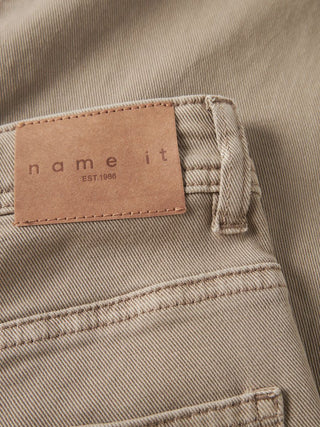 Jeans beige (8-14 Ans)