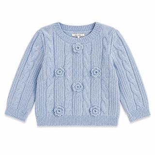 Pull à fleurs 3D (4-10 Ans)