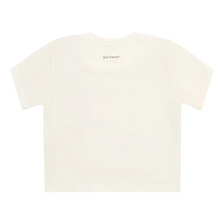 T-shirt blanc avec petit bateau  ( nouveau née à 24 m)