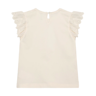 T-shirt crème fille (4-10 Ans)