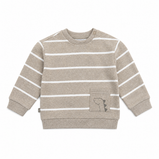 Chandail en molleton dinosaure (6 mois- 4 ans)
