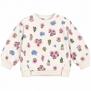 Chandail en molleton fleuri (6- 4 ans)