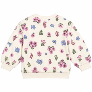 Chandail en molleton fleuri (6- 4 ans)