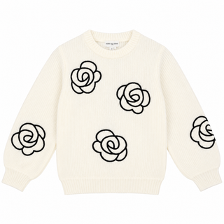 Tricot fleurie (2- 10 ans)