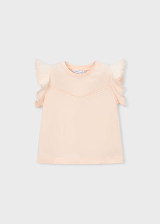 T-shirt à volants pour fille (3 à 10 ans)