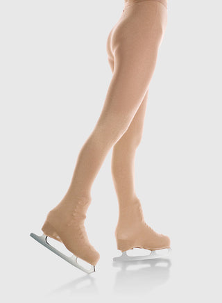 Collant Naturel satiné couvre-patin