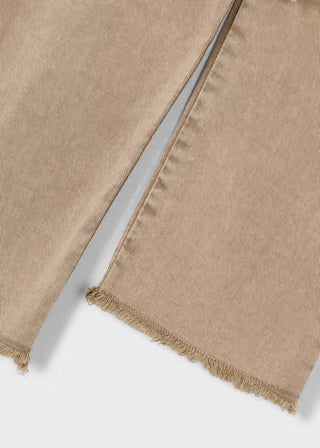 Pantalon en sergé wide leg fille (3-10 Ans)