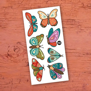 Tattoos Papillons colorés