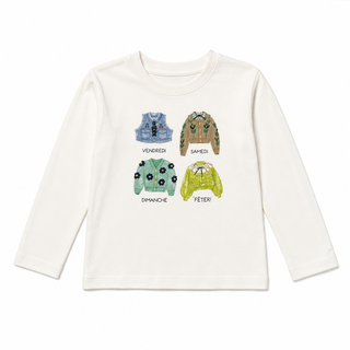 Chandail à manches longues avec accessoire pour cheveux (2- 10 ans)