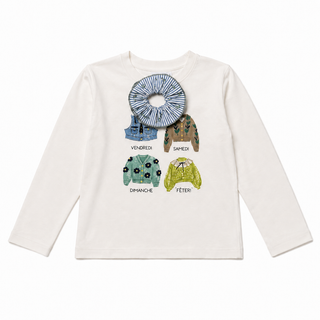 Chandail à manches longues avec accessoire pour cheveux (2- 10 ans)