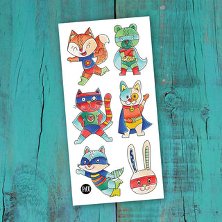 Tattoos Super-héros animaux