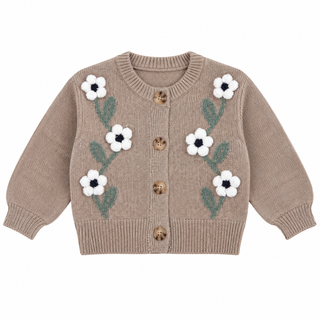 Cardigan en tricot (4- 10 ans)
