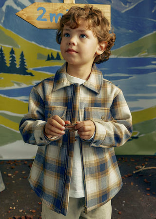 Veste à carreaux  (4-10 Ans)