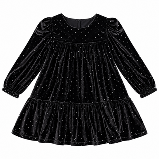 Robe en velours (2- 8 ans)