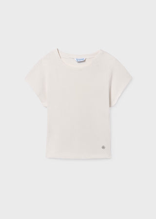 T-shirt côtelé fille (8-16Ans)