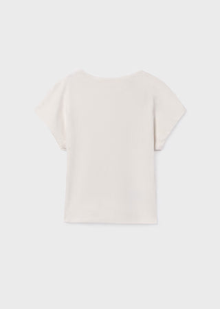 T-shirt côtelé fille (8-16Ans)