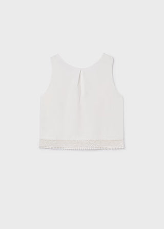 Blouse à ruban brodé fille (8-16 Ans)