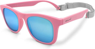 Lunettes de soleil polarisées avec sangle rose