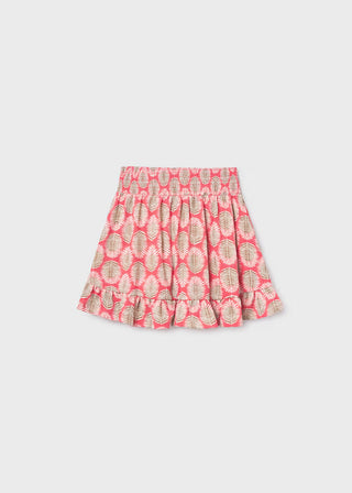 Jupe-Short imprimé feuilles (8-16 Ans)