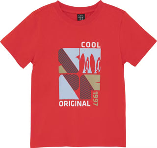 T-shirt orange manche courte (2-16 Ans)