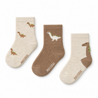 Lot de 3 paires de bas (6 Mois-4 Ans)