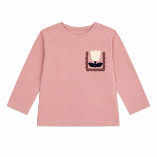 T-shirt bordée tulipe (2- 10 ans)