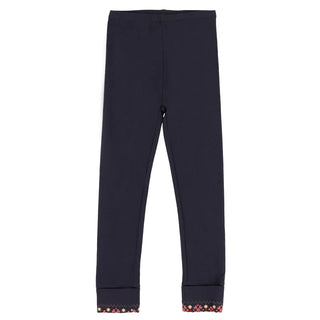 Legging Fleurs sur les ourlets (2-8 Ans)