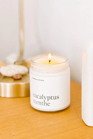 Chandelle eucalyptus menthe