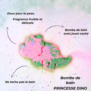 Bombe de bain Princesse Dino