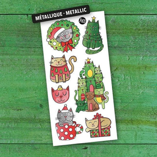Tatouage Chatpinde Noel