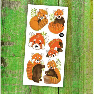 Tattoos pandas roux