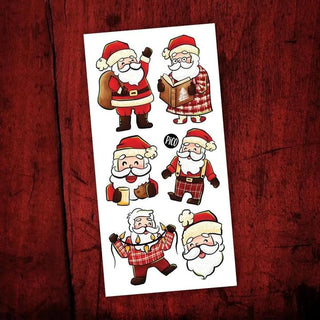 Tatouage Père Noel en pyjamas