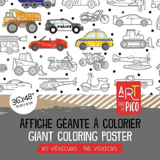 Affiche géante à colorier