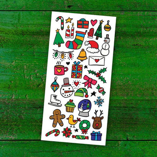 Tatouage Les doodles de Noël