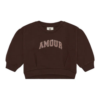 Coton ouaté brun "Amour" (3-24 Mois)