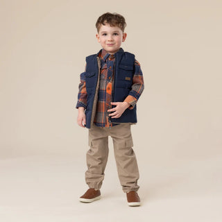 Veste réversible sans manches (4-10 Ans)