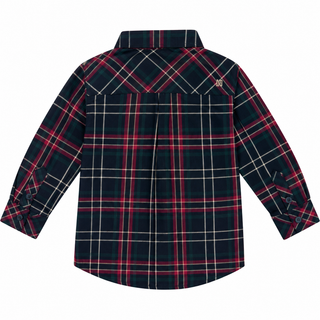 Chemise à carreaux, cravate incluse (2- 12 ans)