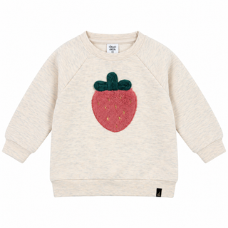 Chandail en molleton fraise (2- 8 ans)