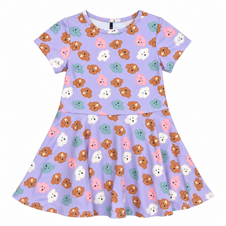 Robe motifs de chiens (2- 8 ans)