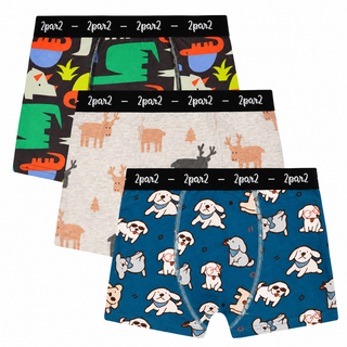 Boxer paquet de trois (2- 7 ans)