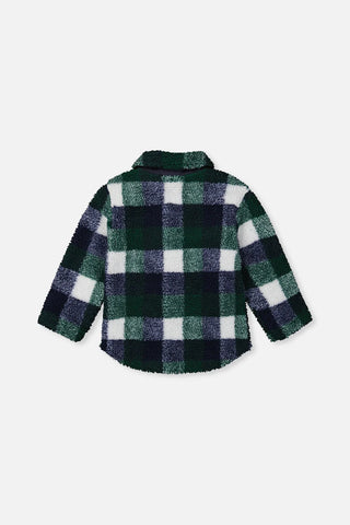 Surchemise zippée carreaux (2-8 Ans)