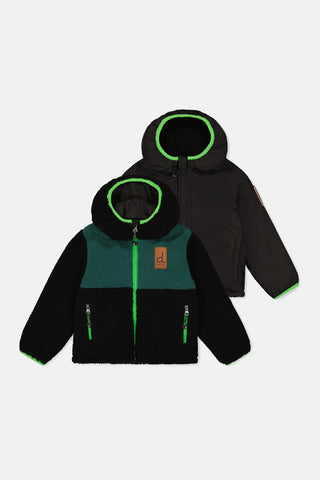 Manteau mi-saison réversible Deux par Deux (3-8 Ans)