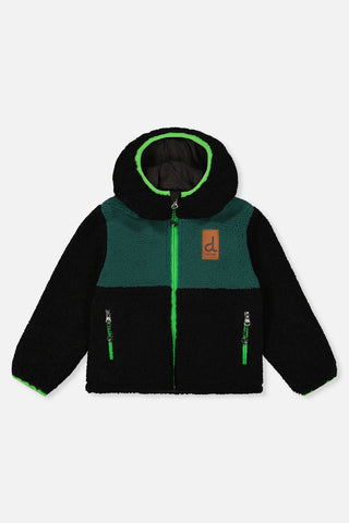 Manteau mi-saison réversible Deux par Deux (3-8 Ans)