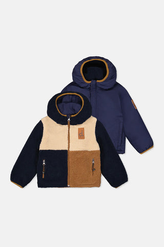 Manteau mi-saison réversible Deux par deux (12-24 Mois)